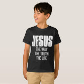 JESUS DE WEG DE WAARHEID HET LEVEN T-Shirt (Voorkant volledig)