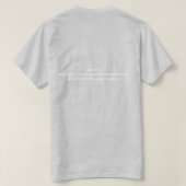 Jesus: De Weg, De Waarheid, Het Leven T-shirt (Design achterkant)