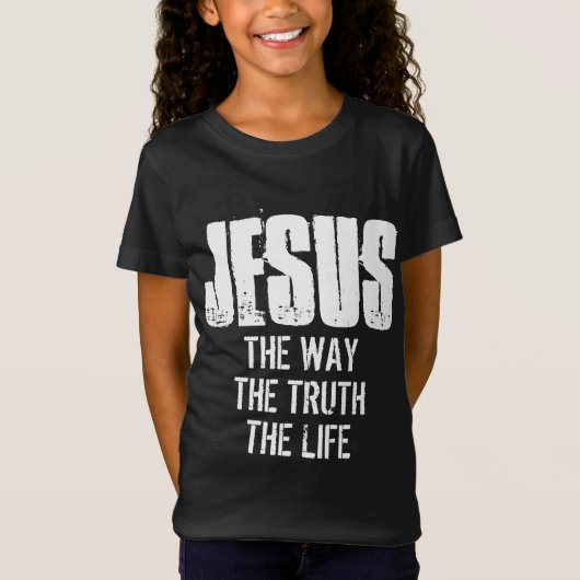 JESUS DE WEG DE WAARHEID HET LEVEN T-Shirt (Voorkant)