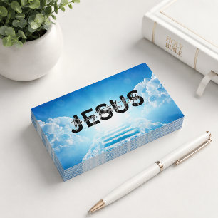 Jesus de Weg Hemel Trap Visitekaartje