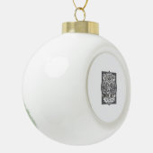 Jesus Declutter Schoon Thuis Shirt Christelijk Gra Keramische Bal Ornament (Links)