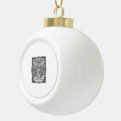 Jesus Declutter Schoon Thuis Shirt Christelijk Gra Keramische Bal Ornament (Rechts)