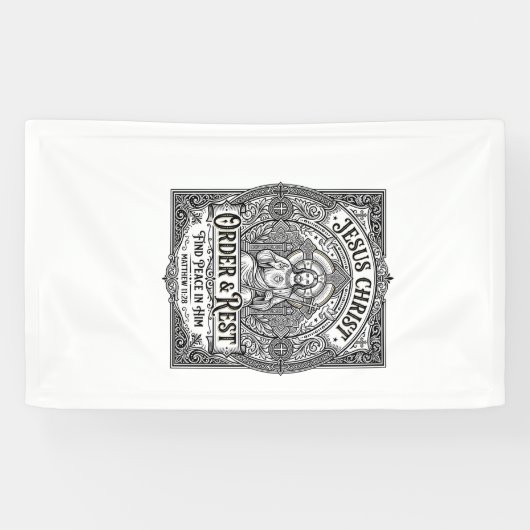 Jesus Declutter Schoon Thuis T-shirt Christelijk G Spandoek (Horizontaal)