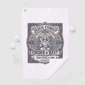 Jesus Declutter Schoon Thuis T-shirt Christelijke Golfhanddoek (Insitu)