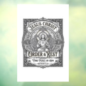 Jesus Declutter Schoon Thuis T-shirt Christelijke Raamsticker (Vel 3)