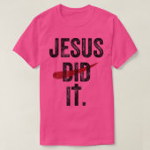 jesus deed het klassieke shirt (Design voorkant)