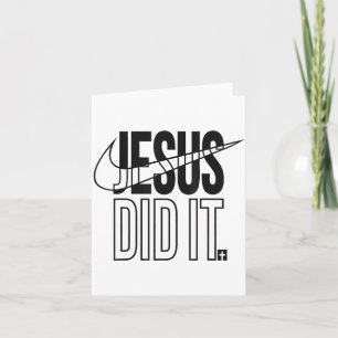 Jesus deed het Religieus Kruis Christelijk Kaart