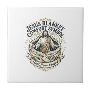 Jesus Deken Troost Symbool Jesus Deken Troost Tegeltje