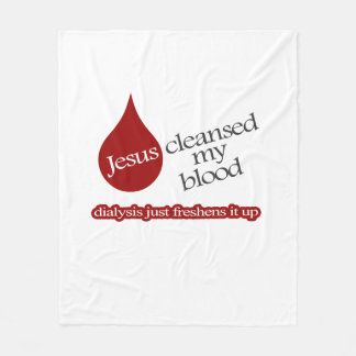 Jesus Dialysis Blanket Fleece Deken