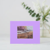 JESUS, die een vrouw in de problemen met het Zazzl Briefkaart (Staand voorkant)