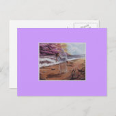 JESUS, die een vrouw in de problemen met het Zazzl Briefkaart (Voorkant / Achterkant)