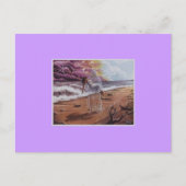 JESUS, die een vrouw in de problemen met het Zazzl Briefkaart (Voorkant)