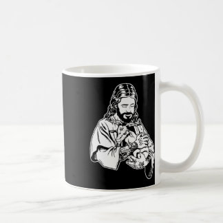Jesus die geit vasthoudt Baphomet occulte satanisc Koffiemok