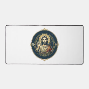 Jesus Digitale Kunstenaar iPad Kunst T-Shirt Inspi Bureaumat