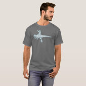 Jesus Dinosaur Rider-T-shirt T-shirt (Voorkant volledig)