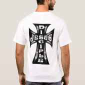 Jesus Disciple kruis T-shirt (Achterkant)
