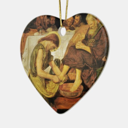 Jesus Disciple's Feet Keramisch Ornament (Links)