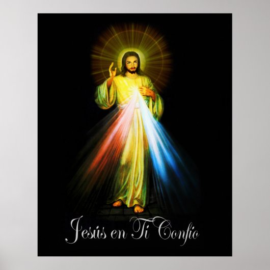 Jesus Divina Misericordia - Divine Mercy Jesus Poster (Voorkant)