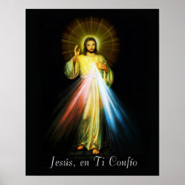 Jesus Divina Misericordia Poster Spaans - Espanol