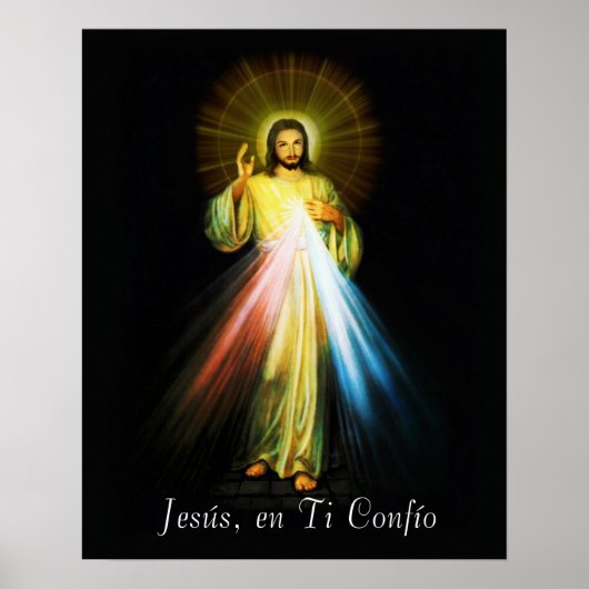 Jesus Divina Misericordia Poster Spaans - Espanol (Voorkant)
