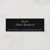 Jesus Divina Misericordia Santo Dios Tarjeta Mini Visitekaartje (Achterkant)