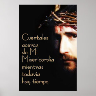 Jesus Divina Misericordia Spaans Poster Espanol