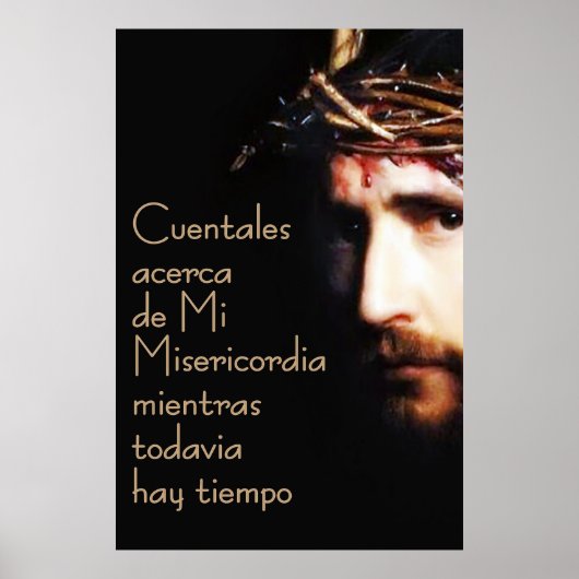 Jesus Divina Misericordia Spaans Poster Espanol (Voorkant)