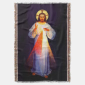 Jesus Divine Mercy Blanket Plain Deken (Voorkant Verticaal)