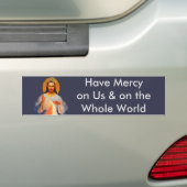 Jesus Divine Mercy Bumpersticker (Op auto)