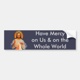 Jesus Divine Mercy Bumpersticker