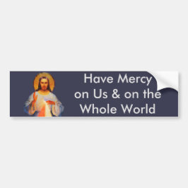 Jesus Divine Mercy Bumpersticker