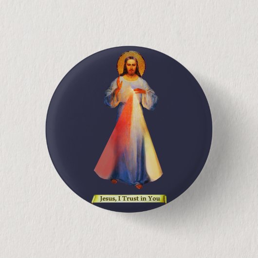 Jesus Divine Mercy Button (Voorkant)