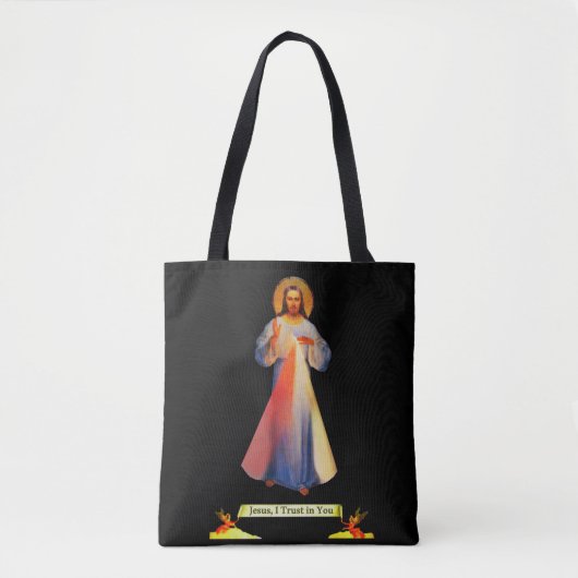 Jesus Divine Mercy Canvas tas (Voorkant)