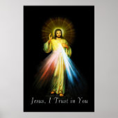 Jesus Divine Mercy Poster (Voorkant)