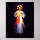 Jesus Divine Mercy Poster Plain - (Voorkant)