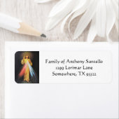 Jesus Divine Mercy Religieuze Katholieke Etiket (Insitu)