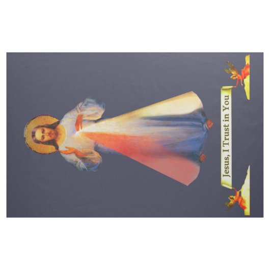Jesus Divine Mercy stof (Fat Quarter)