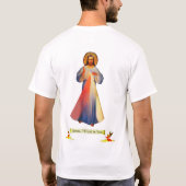 Jesus Divine Mercy T-Shirt Front & Back (Achterkant)