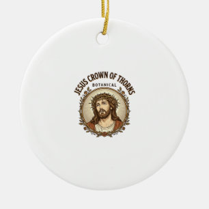 Jesus Doornenkroon Botanische Jezus Doornenkroon Keramisch Ornament
