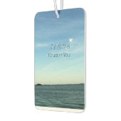 Jesus & Dove Peaceful Sky Scene Luchtverfrisser (Links)