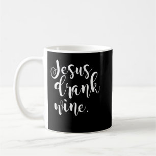 Jesus Drink Wine Christelijk Funny Gift Kerstmis T Koffiemok