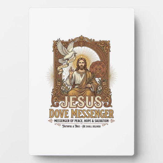 Jesus Duif Boodschapper Jesus Duif Boodschapper Ch Fotoplaat (voorkant)