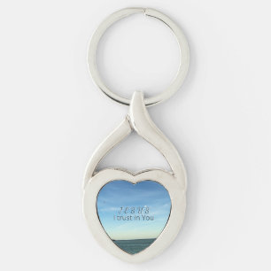 Jesus & Duif Vreedzame Christelijke Geloof Hemel K Sleutelhanger
