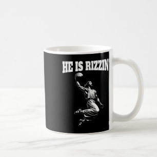 Jesus Dunking Meme Heaven Basketball Dunk Hij is R Koffiemok