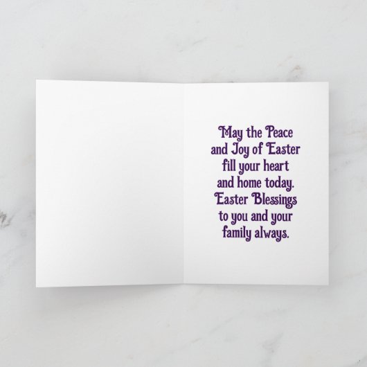 Jesus Easter Banner Holiday Kaart (Binnen)