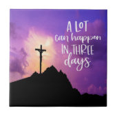 Jesus Easter Ceramic Tegel Tegeltje (Voorkant)