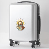 Jesus Eindeloze Captcha Verificatie Verkeerslichte Sticker (Koffer)