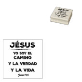 Jesús: el camino, la verdad y la vida rubberstempel (Gestempeld)