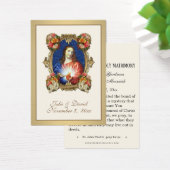 Jesus Elegant Gold Wedding Favor Kaart (Bureau)