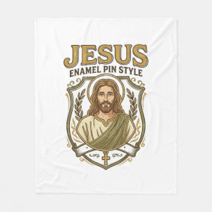 Jesus Email Pin Stijl Jesus Email Pin Christelijk Fleece Deken
